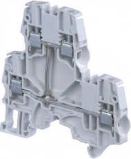 Клемма ZS4-D1 винт 4мм.кв. 2-ур., 1 