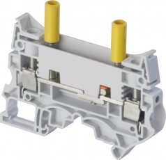 Клемма ZS10-ST-T4 со скользящей перемычкой для цепей трансформатора тока, встроенные тестовые гнезда IP20 | 1SNK508311R0000 | TE