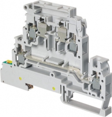 Клемма D4/8.D2.P.SFD, держатель предохранителя 5х20, 5х25 мм с LED индикатором сгор. предохран. 24В, 4 мм.кв. 2-уровневая | 1SNA400272R1600 | TE