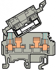 Клемма M4/8.SFT винт 4мм.кв., тест., держатель предохранителя 5х20, 5х25 мм, гнезда диаметром 2 мм. | 1SNA115662R2200 | TE