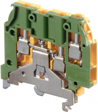 Клемма M4/6.3A.P винт 4мм.кв. Земля | 1SNA195637R1200 | TE