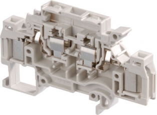 Клемма D1,5/8.SFT.ADO, держатель предохранителя 5х20, 5х25 мм, ADO 1.5мм.кв. серый, тест. гнезда диам. 2 или 2,3 мм | 1SNA199208R1100 | TE