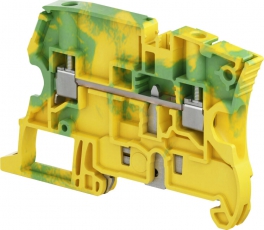 Клемма винтовая ZS4-PE-R2 - 4 мм?, Земля, желто-зеленый, одинаковый профиль с ZS4-SF | 1SNK506153R0000 | TE