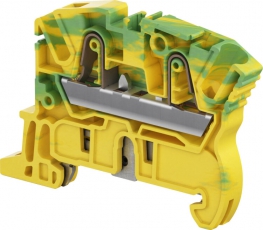 Клемма втычная ZK4-PE - Земля - желто-зеленая - 4 мм?, 2 зажима | 1SNK706150R0000 | TE