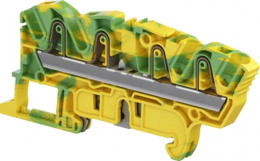 Клемма втычная ZK4-PE-4P - Земля - желто-зеленая - 4 мм?, 4 зажима | 1SNK706152R0000 | TE