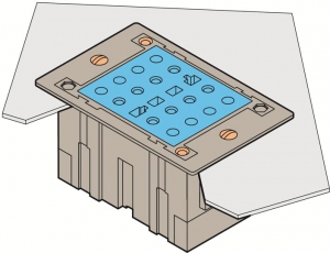 Блок PC-E-VA Клеммный для цепей полярности, контакт до разрыва, монтаж в панель, зажим под болт | 1SNA166763R0200 | TE