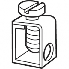 Зажим SFB2 Винтовой, 16-35 мм.кв., для шины BO3 (10х3мм) | 1SNA168956R0600 | TE