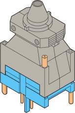 Разъем FIP-2/4-2 для цепей полярности, с увеличенным кожухом, для установки контактов BRE-T, 2 ряда по 4 полюса | 1SNA166939R2300 | TE
