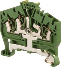 Клемма D2,5/5.I.P.3L пруж. 2.5мм.кв. зем. | 1SNA399072R0300 | TE