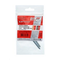 Болт DIN 571 сантехнический оцинк 6х80 (2 шт) - пакет ( 0,031 кг) | 102584 | Tech-KREP