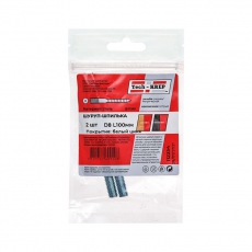 Шпилька сантехническая М8х100 (2шт) - пакет | 112234 | Tech-KREP