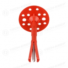 Дюбель для теплоизоляции с термоголовкой 10х140 (25 шт) - пакет ( 0,823 кг) | 124475 | Tech-KREP