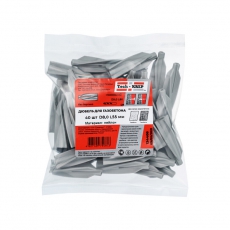 Дюбель для газобетона нейлон 8х55 (40 шт) - пакет ( 0,162 кг) | 134408 | Tech-KREP