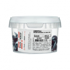 Саморез ШСММ 4,2х16 т.кр. KP RAL 3005 (200 шт) - ведро малое ( 0,34 кг) | 125495 | Tech-KREP