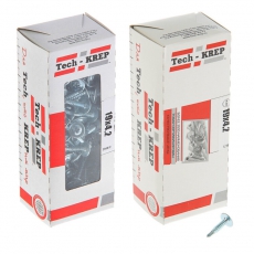 Саморез ШСММ св. 4,2х19 (200 шт) - коробка с окном ( 0,322 кг) | 102150 | Tech-KREP