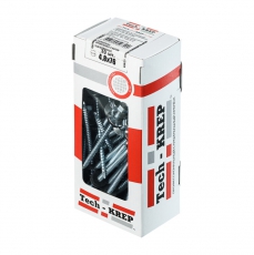 Саморез КР ZP св. 4,8х76 (30 шт) - коробка с окном ( 0,269 кг) | 124636 | Tech-KREP