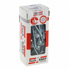 Саморез КР ZP св. 5,5х64 (60 шт) - коробка с окном ( 0,683 кг) | 124630 | Tech-KREP