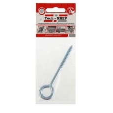 Шуруп- кольцо М8х80 (1шт) - пакет | 124356 | Tech-KREP