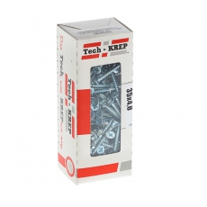 Саморезы универсальные 35х4,0 мм (200 шт) оцинкованные - коробка с окном ( 0,402 кг) | 102181 | Tech-KREP