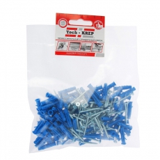 Саморез ШУц 3,0х30 пот. гол. + дюбель 5х25 (100 шт) - пакет ( 0,137 кг) | 112935 | Tech-KREP