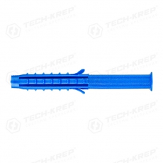 Дюбель распорный Чапай 6х60 шипы+усы (полипропилен) (14 шт) - пакет . ( 0,017 кг) | 111129 | Tech-KREP