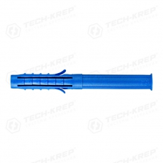 Дюбель распорный Чапай 10х100 шипы+усы (полипропилен) (50 шт) - пакет ( 0,232 кг) | 117861 | Tech-KREP