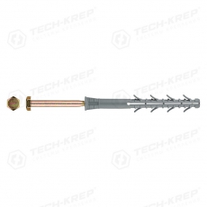 Фасадный дюбель TSX 10х120 (6 шт)- пакет ( 0,235 кг) | 127601 | Tech-KREP