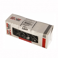 Гвоздь толевый евро оцинк. 3,0х50 (200 г) - коробка с окном | 102042 | Tech-KREP