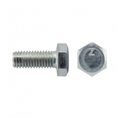 Болт DIN933 8.8 с шестигранной головкой оцинк. М5х16 (100 шт) - коробка с ок. Tech-K ( 0,346 кг) | 105196 | Tech-KREP