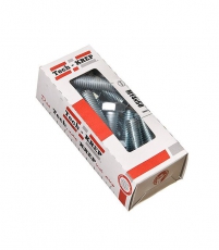 Болт DIN933 8.8 с шестигранной головкой оцинк. М14х50 (20 шт) - коробка с ок. Tech-K ( 1,58 кг) | 126533 | Tech-KREP