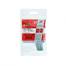 Винт DIN965 с потайной головкой оцинк. М6х80 (4 шт) - пакет ( 0,065 кг) | 103006 | Tech-KREP