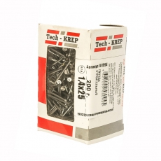 Гвоздь строительный 1,4х25 (200 г) - коробка с окном | 101994 | Tech-KREP