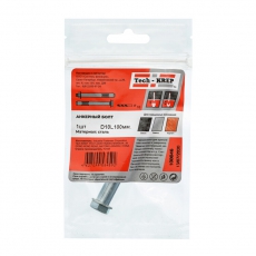 Анкерный болт 10х100 (1 шт) - пакет ( 0,053 кг) | 108046 | Tech-KREP