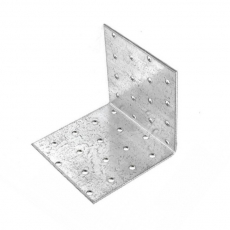 Уголок крепежный равносторонний 80х80х80x2, оцинкованный - накл. | 126400 | Tech-KREP