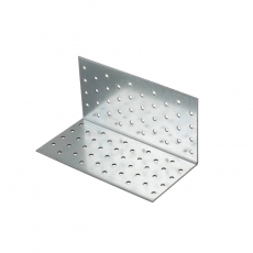 Уголок крепежный равносторонний 140х80х80x2, оцинкованный - накл. | 142012 | Tech-KREP