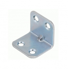 Угол мебельный широкий 30х30х40 (5 шт) цинк - пакет ( 0,18 кг) | 110090 | Tech-KREP