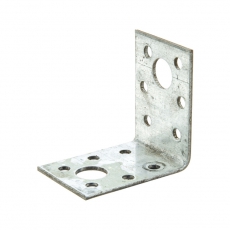 Уголок крепежный 50х50х35х2, оцинкованный - накл. | 124404 | Tech-KREP
