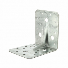 Уголок крепежный усиленный 90х90х65х2, оцинкованный - накл. | 124412 | Tech-KREP