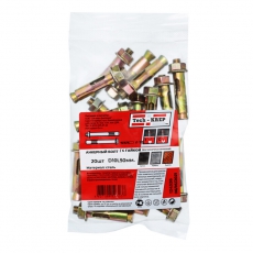 Анкерный болт с гайкой 10х50 (20 шт) - пакет ( 0,585 кг) | 124326 | Tech-KREP