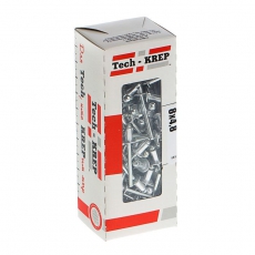 Заклепка 4,8х8 (100 шт) - коробка с ок. ( 0,222 кг) | 102291 | Tech-KREP