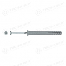 Дюбель-гвоздь полипропилен пот. SM-L 6х60 (1000шт) - накл. ( 4,830 кг) | 125226 | Tech-KREP