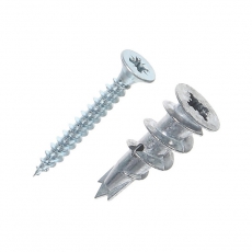 Анкер (дюбель) DRIVA METAL с шурупом (10 шт) - пакет Tech- Krep ( 0,07461 кг) | 142472 | Tech-KREP