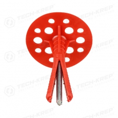 Дюбель для теплоизоляции с мет. гвоздём 10х90 (100 шт) - коробка ( 2,509 кг) | 138604 | Tech-KREP