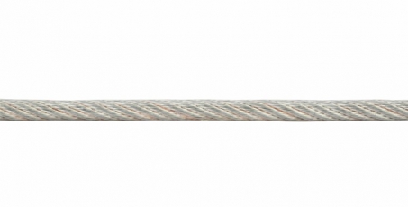 Трос в оплетке DIN 3055 (SWR PVC) 4/5 мм - накл. | 101923 | Tech-KREP