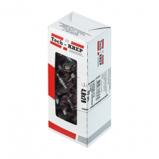 Саморез КР св. 4,8х28 RAL-8017 (шоколад. корич.) (60 шт) -коробка с ок ( 0,32 кг) | 112031 | Tech-KREP