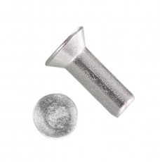 Заклепка алюминиевая потайной головой 4,0х16 ГОСТ 10300-80 (30 шт)- пакет | 144239 | Tech-KREP