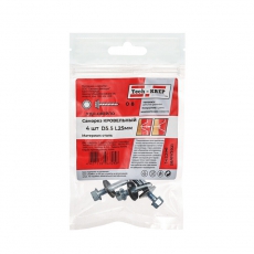 Саморез кр. оцин КРс ZP 5,5х25 удл.сверло 4шт -пакет ( 0,02592 кг) | 142296 | Tech-KREP