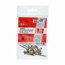 Саморез ШУж 3,5х30 пот. гол. (20 шт) - пакет ( 0,028 кг) | 102482 | Tech-KREP