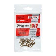 Саморез ШУж 4,5х16 пот. гол. (22 шт) - пакет ( 0,031 кг) | 136369 | Tech-KREP