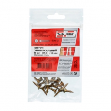 Саморез ШУж 5,0х16 пот. гол. (20 шт) - пакет ( 0,034 кг) | 136372 | Tech-KREP